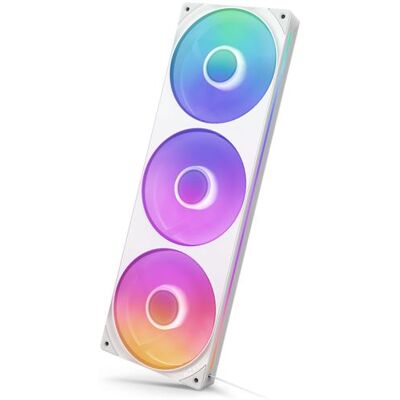 Ventilateur PC Nzxt F360 RGB Core 360 mm Blanc Blanc - Publicité Ventilateur PC Nzxt F360 RGB Core 360 mm Blanc Blanc - Publicité