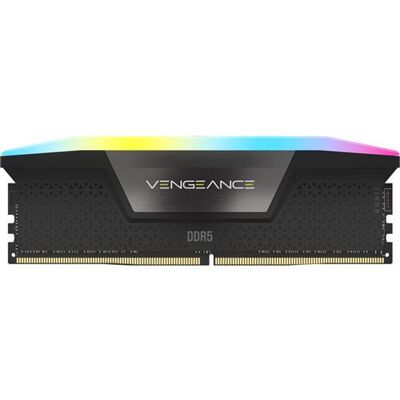 Barrette mémoire RAM Corsair Vengeance 16 Go (Kit de 2 x 8 Go) DDR5 5600 MHz CL40 Gris - Publicité Barrette mémoire RAM Corsair Vengeance 16 Go (Kit de 2 x 8 Go) DDR5 5600 MHz CL40 Gris - Publicité