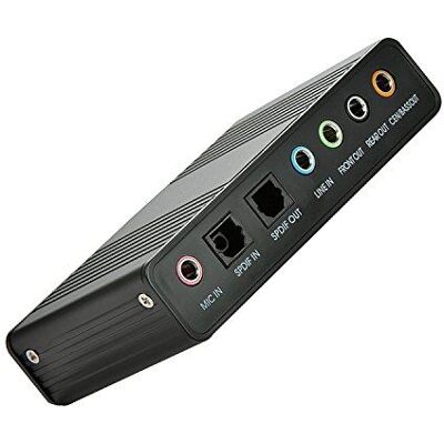 Non communiqué LEAGY Carte Son, 6 canaux Carte Son Externe USB 2.0 Externe Son Surround 5.1 Optique S/PDIF Audio Carte Son Adaptateur pour PC Porta - Publicité Non communiqué LEAGY Carte Son, 6 canaux Carte Son Externe USB 2.0 Externe Son Surround 5.1 Optique S/PDIF Audio Carte Son Adaptateur pour PC Porta - Publicité