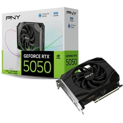 Carte graphique PNY Nvidia GeForce RTX™ 5050 8G Single Fan - Publicité Carte graphique PNY Nvidia GeForce RTX™ 5050 8G Single Fan - Publicité