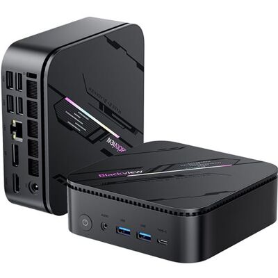 Mini PC Blackview MP100 Pro Noir: Intel®Alder Lake i3-1215U- 3200MHz- 4.4GHz -16 Go- 512 Go-SSD 2To, Windows 11 Pro, Wifi 5.0 Noir - Publicité Mini PC Blackview MP100 Pro Noir: Intel®Alder Lake i3-1215U- 3200MHz- 4.4GHz -16 Go- 512 Go-SSD 2To, Windows 11 Pro, Wifi 5.0 Noir - Publicité