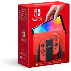 Console Nintendo Switch modèle OLED Edition Mario Rouge Rouge - Publicité