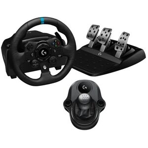 Ensemble Logitech G923 SE Racing volant et pédalier de course G923 pour Xbox Series XS Xbox One et PC + levier de vitesse Driving Force Noir Noir - Publicité Ensemble Logitech G923 SE Racing volant et pédalier de course G923 pour Xbox Series XS Xbox One et PC + levier de vitesse Driving Force Noir Noir - Publicité