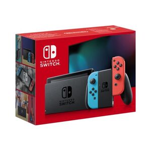 Console Nintendo Switch avec paire de Joy-Con sans fil Rouge et Bleu Neon V3 Rouge et Bleu Neon - Publicité