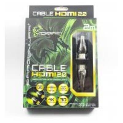 FIB-RMS-BE Lumineux Vert Câble 4K HDMI Ethernet 3D 1080p 2 mètres (version Xbox 360 / Xbox One) Vert - Publicité FIB-RMS-BE Lumineux Vert Câble 4K HDMI Ethernet 3D 1080p 2 mètres (version Xbox 360 / Xbox One) Vert - Publicité