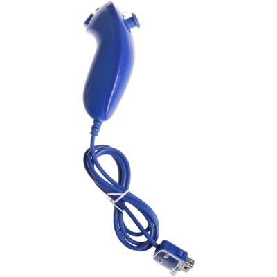 Nunchuk bleu foncée compatible pour Manette Nintendo Wii /WII U /WII MINI - QUMOX® - Publicité Nunchuk bleu foncée compatible pour Manette Nintendo Wii /WII U /WII MINI - QUMOX® - Publicité