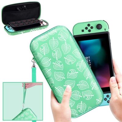 Pochette de transport et housse protection d'écran Animal Crossing pour Nintendo Switch Lite + 2 x casquettes en silicone - Publicité Pochette de transport et housse protection d'écran Animal Crossing pour Nintendo Switch Lite + 2 x casquettes en silicone - Publicité