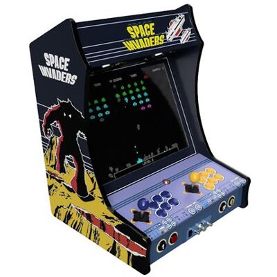 Fabulous Arcade - Borne Arcade Format Bartop Ecran 19 Haut de Gamme Joystiks Boutons SANWA Modéle SPACE INV - Publicité Fabulous Arcade - Borne Arcade Format Bartop Ecran 19 Haut de Gamme Joystiks Boutons SANWA Modéle SPACE INV - Publicité
