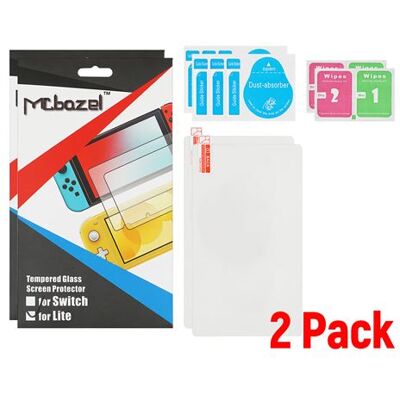 Protecteur d'écran en verre trempé de LOT 2 Très mince HD Résistant aux rayures Mcbazel pour Nintendo Switch Lite - Publicité Protecteur d'écran en verre trempé de LOT 2 Très mince HD Résistant aux rayures Mcbazel pour Nintendo Switch Lite - Publicité