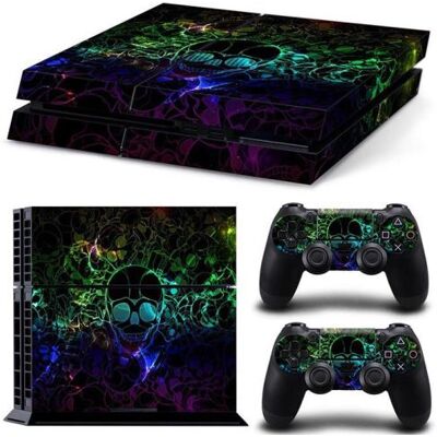 Autocollant Stickers Skin de Protection pour Console et Manette Sony Playstation PS4 - Squelette #22 - Publicité Autocollant Stickers Skin de Protection pour Console et Manette Sony Playstation PS4 - Squelette #22 - Publicité
