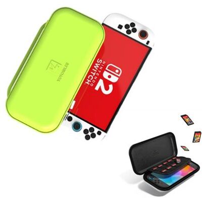 Étui rigide DUX DUCIS pour Switch 2 –Coque EVA antichoc avec poignée , 10 jeux, poignée –Vert Blanc Rouge - Publicité Étui rigide DUX DUCIS pour Switch 2 –Coque EVA antichoc avec poignée , 10 jeux, poignée –Vert Blanc Rouge - Publicité