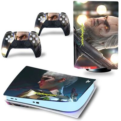 Autocollant Sticker pour Sony PS5 Édition numérique, Lyber punk-1699 - Publicité Autocollant Sticker pour Sony PS5 Édition numérique, Lyber punk-1699 - Publicité