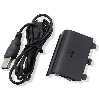 Batterie 2400 mah + Câble chargeur USB pour Manette sans fil Xbox One - Genca-030 - Straße Game ® Noir - Publicité Batterie 2400 mah + Câble chargeur USB pour Manette sans fil Xbox One - Genca-030 - Straße Game ® Noir - Publicité