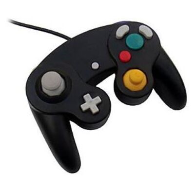 Manette de Jeu NGC Filaire en Polycarbonate Noir Noir - Publicité Manette de Jeu NGC Filaire en Polycarbonate Noir Noir - Publicité
