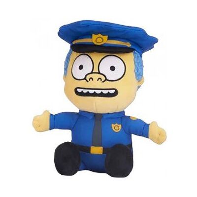 Peluche les simpsons : chef wiggum policier 26 cm - jouet doudou simpson cadeau enfant - nouvelle collection - set peluche + carte animal - Publicité Peluche les simpsons : chef wiggum policier 26 cm - jouet doudou simpson cadeau enfant - nouvelle collection - set peluche + carte animal - Publicité