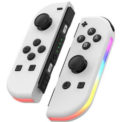 CarlyleMofan01 Manette pour Switch Sans Fil Bluetooth Contrôleurs Gamepad (Contrôleur non Officiel) - Blanc - Publicité CarlyleMofan01 Manette pour Switch Sans Fil Bluetooth Contrôleurs Gamepad (Contrôleur non Officiel) - Blanc - Publicité