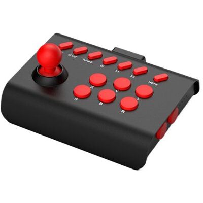 Manette sans fil,ELVANZA manette de jeu,compatible avec PS4,PS3,PC et boîtiers TV,disposition à 8 boutons,double mode Bluetooth,noir et rouge noir,rouge - Publicité Manette sans fil,ELVANZA manette de jeu,compatible avec PS4,PS3,PC et boîtiers TV,disposition à 8 boutons,double mode Bluetooth,noir et rouge noir,rouge - Publicité