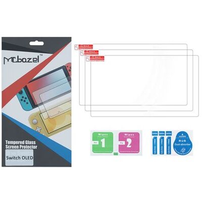 Vendre 3pcs Mcbazel Protecteur D'écran En Verre Trempé Hd Ultra-Mince Anti-Empreintes Digitales Pour Nintendo Switch Oled - Publicité Vendre 3pcs Mcbazel Protecteur D'écran En Verre Trempé Hd Ultra-Mince Anti-Empreintes Digitales Pour Nintendo Switch Oled - Publicité