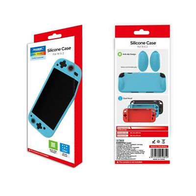 FOXDOCK – Coque Silicone Compatible avec Nintendo Switch 2 – Bleu – TNS-5171 – Ultra-légère, Antichoc, Confort de préhension - Publicité FOXDOCK – Coque Silicone Compatible avec Nintendo Switch 2 – Bleu – TNS-5171 – Ultra-légère, Antichoc, Confort de préhension - Publicité