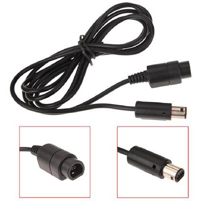 Câble d'extension - rallonge pour manette Nintendo GameCube NGC - 1,8 mètre - Straße Game ® Noir - Publicité Câble d'extension - rallonge pour manette Nintendo GameCube NGC - 1,8 mètre - Straße Game ® Noir - Publicité