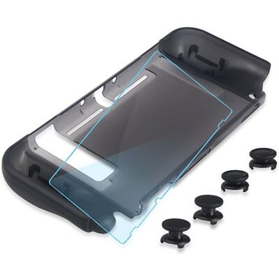 FLOODKING Kit Protection Switch : Coque Rigide Translucide, Verre Trempé, 4 Embouts Joystick Compatible Dock - Publicité FLOODKING Kit Protection Switch : Coque Rigide Translucide, Verre Trempé, 4 Embouts Joystick Compatible Dock - Publicité