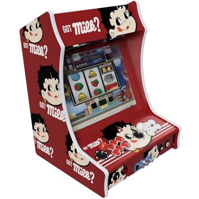 Fabulous Arcade - Borne Arcade Format Bartop Ecran 19 Haut de Gamme Joystiks Boutons SANWA Modéle AM BETTYCHAN - Publicité Fabulous Arcade - Borne Arcade Format Bartop Ecran 19 Haut de Gamme Joystiks Boutons SANWA Modéle AM BETTYCHAN - Publicité