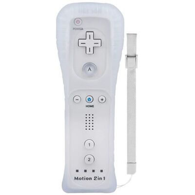 2 en 1 Manette Wiimote Motion Plus pour Nintendo Wii et Wii U Blanc -QUMOX® Blanc - Publicité 2 en 1 Manette Wiimote Motion Plus pour Nintendo Wii et Wii U Blanc -QUMOX® Blanc - Publicité