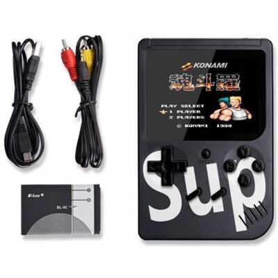 Mini console de jeu portable FC avec 400 jeux noir - Publicité Mini console de jeu portable FC avec 400 jeux noir - Publicité