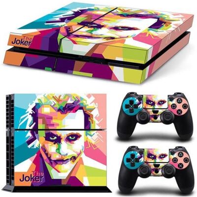 Autocollant Stickers Skin de Protection pour Console et Manette Sony Playstation PS4 - Joker #58 - Publicité Autocollant Stickers Skin de Protection pour Console et Manette Sony Playstation PS4 - Joker #58 - Publicité