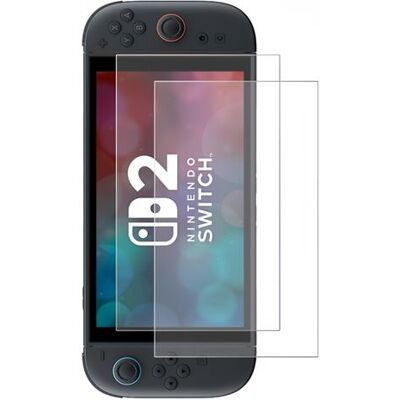 Lot de 2 Verres Trempés Protection d'écran Transparent Anti Rayures Ultra Résistant Dureté 9H compatible pour Nintendo Switch 2 (2025) Transparent - Publicité Lot de 2 Verres Trempés Protection d'écran Transparent Anti Rayures Ultra Résistant Dureté 9H compatible pour Nintendo Switch 2 (2025) Transparent - Publicité