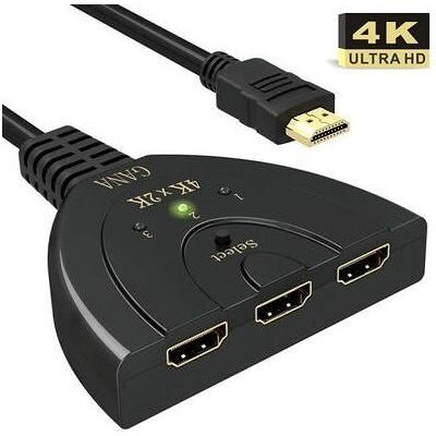HDMI Switch 4k GANA 3-Port HDMI Splitter Cable Hdmi Câble Commutateur Prend en Charge 4K/1080P/3D Pour Xbox / PS3 / PS4 / Apple - Publicité HDMI Switch 4k GANA 3-Port HDMI Splitter Cable Hdmi Câble Commutateur Prend en Charge 4K/1080P/3D Pour Xbox / PS3 / PS4 / Apple - Publicité