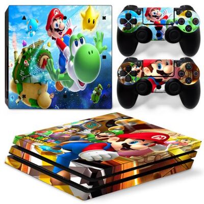 Autocollant Stickers Skin de Protection pour Console et Manette Sony Playstation PS4 Pro #4 - Publicité Autocollant Stickers Skin de Protection pour Console et Manette Sony Playstation PS4 Pro #4 - Publicité