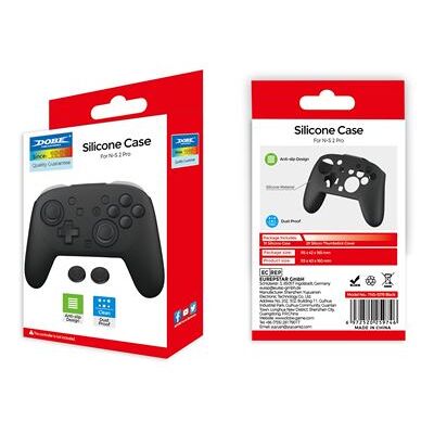 FOXDOCK Coque en Silicone pour Manette Nintendo Switch Pro, Protection Antidérapante, Noir - Publicité FOXDOCK Coque en Silicone pour Manette Nintendo Switch Pro, Protection Antidérapante, Noir - Publicité