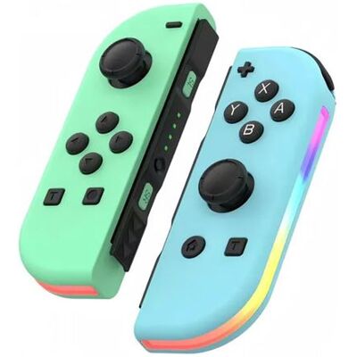CarlyleMofan01 Manette pour Switch Sans Fil Bluetooth Contrôleurs Gamepad (Contrôleur non Officiel) - VERT / BLEU CLAIR - Publicité CarlyleMofan01 Manette pour Switch Sans Fil Bluetooth Contrôleurs Gamepad (Contrôleur non Officiel) - VERT / BLEU CLAIR - Publicité