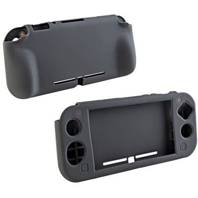 FOXDOCK Coque Silicone pour Switch Lite avec Poignées - Gris Foncé - Protection Anti-Choc & Antidérapante, Design Ergonomique Gris - Publicité FOXDOCK Coque Silicone pour Switch Lite avec Poignées - Gris Foncé - Protection Anti-Choc & Antidérapante, Design Ergonomique Gris - Publicité