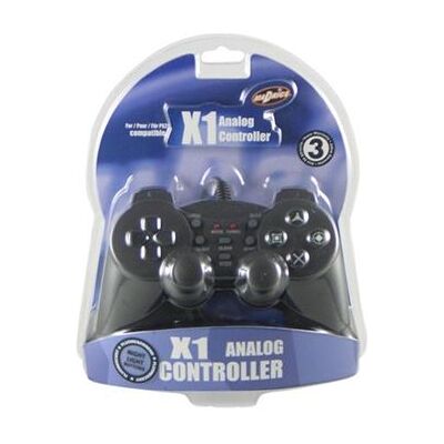 Madrics X1 Controller - Manette de jeu - 12 boutons - filaire - noir - pour Sony PlayStation 2, Sony PlayStation Noir - Publicité Madrics X1 Controller - Manette de jeu - 12 boutons - filaire - noir - pour Sony PlayStation 2, Sony PlayStation Noir - Publicité