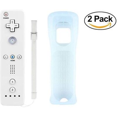 2pcs Manette Wiimote blanche pour Nintendo Wii et Wii U -QUMOX® - Publicité 2pcs Manette Wiimote blanche pour Nintendo Wii et Wii U -QUMOX® - Publicité