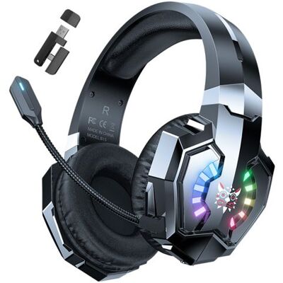 Casque Gamer ONIKUMA B15 sans Fil - Double Mode 2.4G/Bluetooth, pour PC - Publicité Casque Gamer ONIKUMA B15 sans Fil - Double Mode 2.4G/Bluetooth, pour PC - Publicité