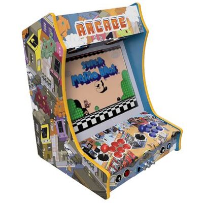 Fabulous Arcade - Borne Arcade Format Bartop Ecran 19 Haut de Gamme Joystiks Boutons SANWA Modéle RETRO GAME PIXELART - Publicité Fabulous Arcade - Borne Arcade Format Bartop Ecran 19 Haut de Gamme Joystiks Boutons SANWA Modéle RETRO GAME PIXELART - Publicité