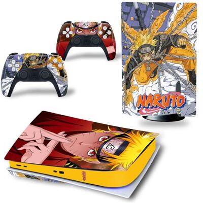 Autocollant Sticker pour Sony PS5 Édition numérique, NARUTO-117 - Publicité Autocollant Sticker pour Sony PS5 Édition numérique, NARUTO-117 - Publicité