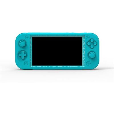 FOXDOCK Coque Silicone pour Switch Lite - Bleu Vert - Protection Souple Anti-Chute & Rayures - Design Breveté - Publicité FOXDOCK Coque Silicone pour Switch Lite - Bleu Vert - Protection Souple Anti-Chute & Rayures - Design Breveté - Publicité