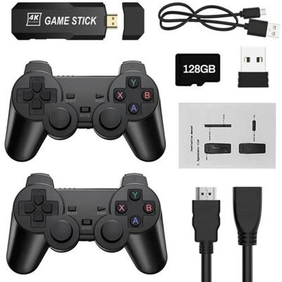 CarlyleMofan Console de jeu vidéo rétro Game Stick 4K GD10 128 Go avec 30+ émulateurs et 30000+ jeux intégrés - Publicité CarlyleMofan Console de jeu vidéo rétro Game Stick 4K GD10 128 Go avec 30+ émulateurs et 30000+ jeux intégrés - Publicité