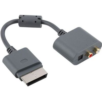 Câble de conversion adaptateur audio optique RCA pour XBOX 360 - Publicité Câble de conversion adaptateur audio optique RCA pour XBOX 360 - Publicité