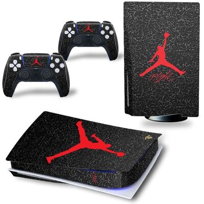 Autocollant Sticker pour Sony PS5 Édition numérique, Air Jordan-244 - Publicité Autocollant Sticker pour Sony PS5 Édition numérique, Air Jordan-244 - Publicité
