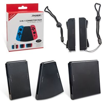 Ensemble de Coques DOBE1 5-en-1 pour Joy-Con Switch - Publicité Ensemble de Coques DOBE1 5-en-1 pour Joy-Con Switch - Publicité