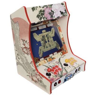 Fabulous Arcade - Borne Arcade Format Bartop Ecran 19 Haut de Gamme Joystiks Boutons SANWA Modéle VINTAGE FLORAL - Publicité Fabulous Arcade - Borne Arcade Format Bartop Ecran 19 Haut de Gamme Joystiks Boutons SANWA Modéle VINTAGE FLORAL - Publicité