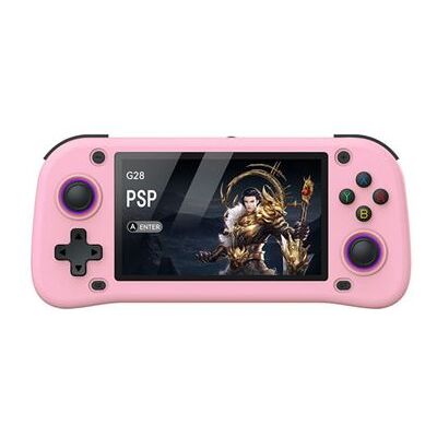 Console de jeu SZSMART G28 4,3 pouces HD + 64 Go 15 000 jeux - Rose - Publicité Console de jeu SZSMART G28 4,3 pouces HD + 64 Go 15 000 jeux - Rose - Publicité