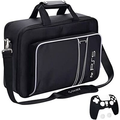 Sac de voyage transport pour PS5 playstation + coque skin pour manette etui pour console accesoires etanche solide malette gamer Hightechnology - Publicité Sac de voyage transport pour PS5 playstation + coque skin pour manette etui pour console accesoires etanche solide malette gamer Hightechnology - Publicité