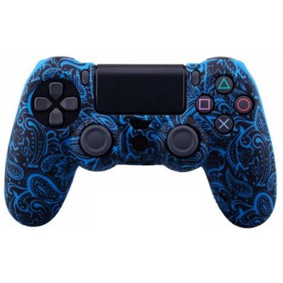 Coque de protection en silicone pour manette PS4/Slim/Pro - Bleu foncé BLEU - Publicité Coque de protection en silicone pour manette PS4/Slim/Pro - Bleu foncé BLEU - Publicité