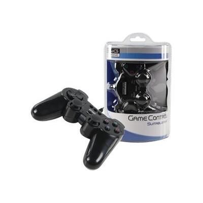 König - Manette de jeu - 14 boutons - filaire - noir - pour Sony PlayStation 2, Sony PS one, Sony PlayStation Noir - Publicité König - Manette de jeu - 14 boutons - filaire - noir - pour Sony PlayStation 2, Sony PS one, Sony PlayStation Noir - Publicité